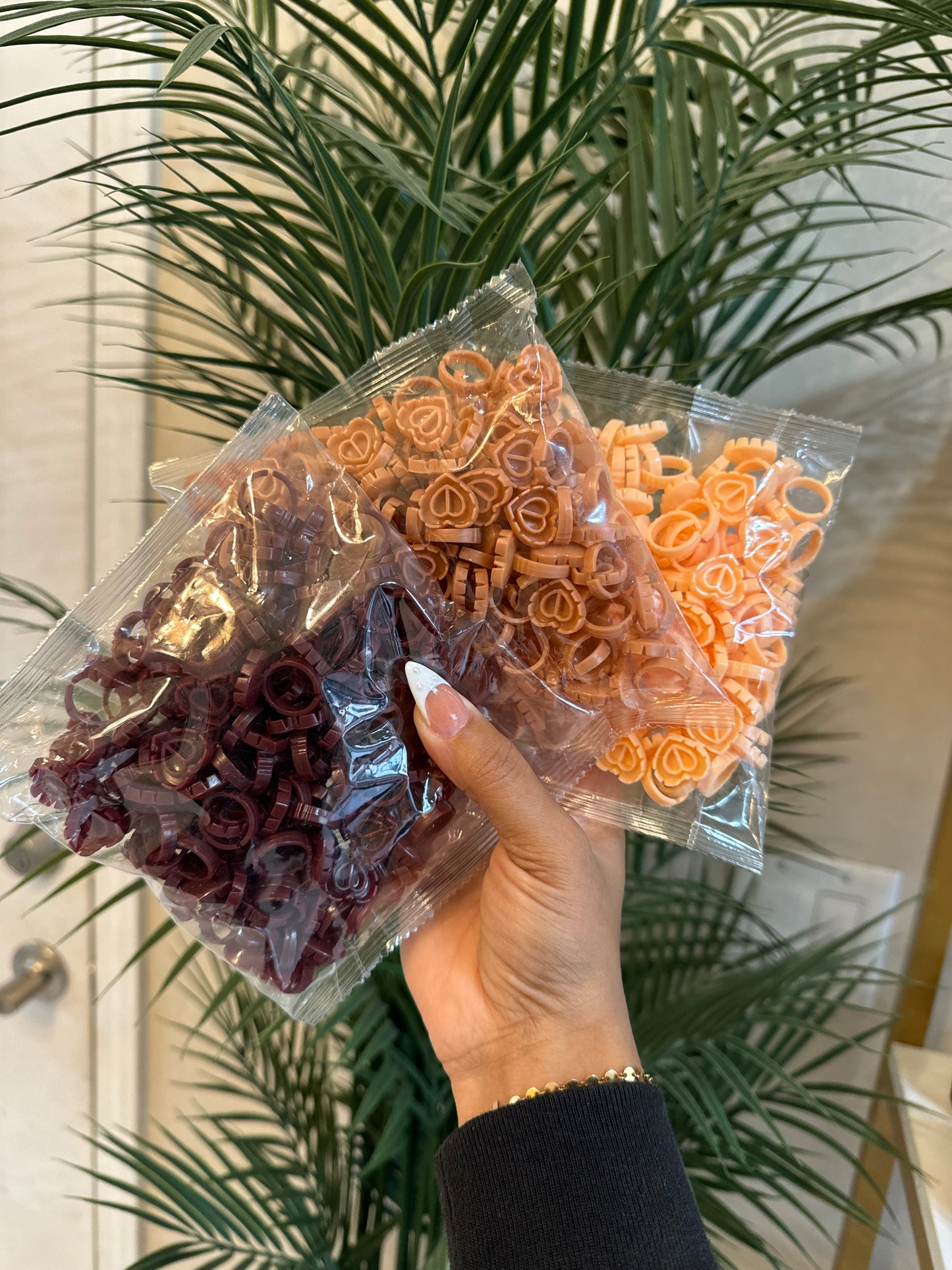 Heart Glue Rings (100 pack)