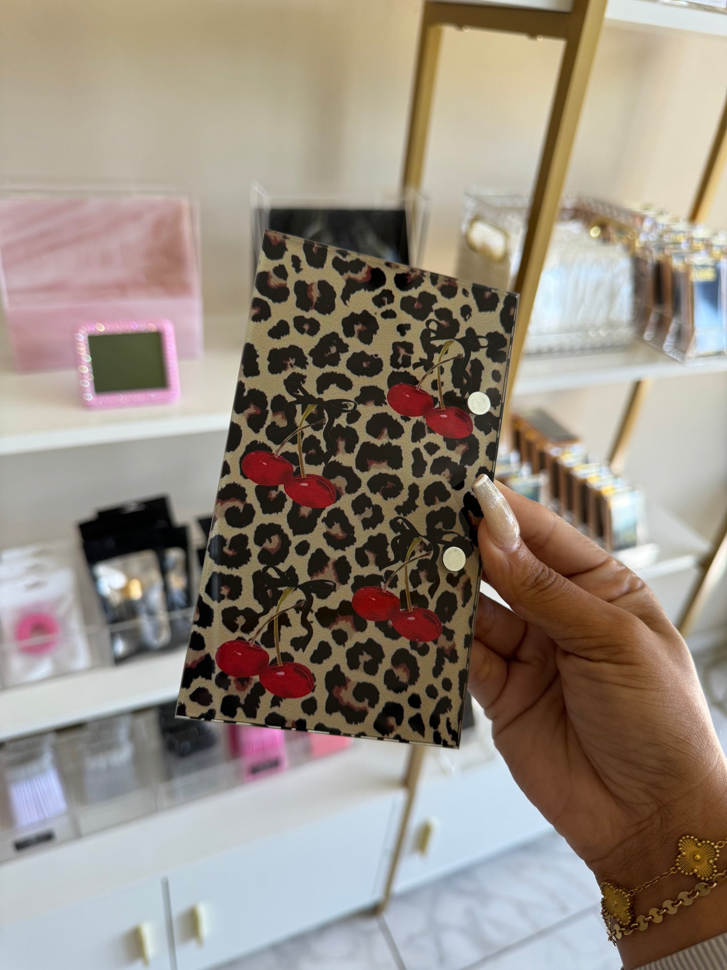 Cheetah + Cherry Tile