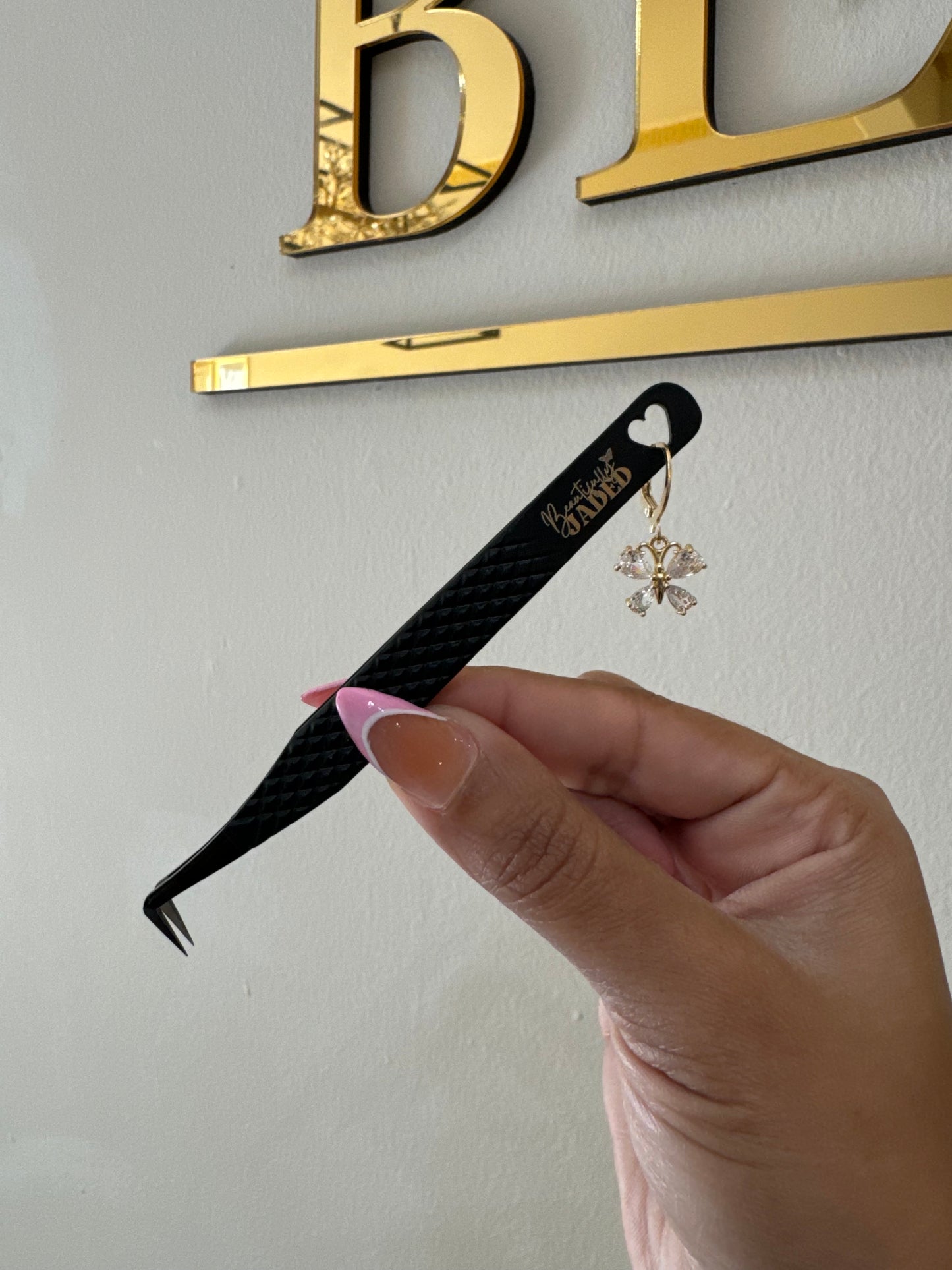 Fiber Tip Jaded Boot Tweezer