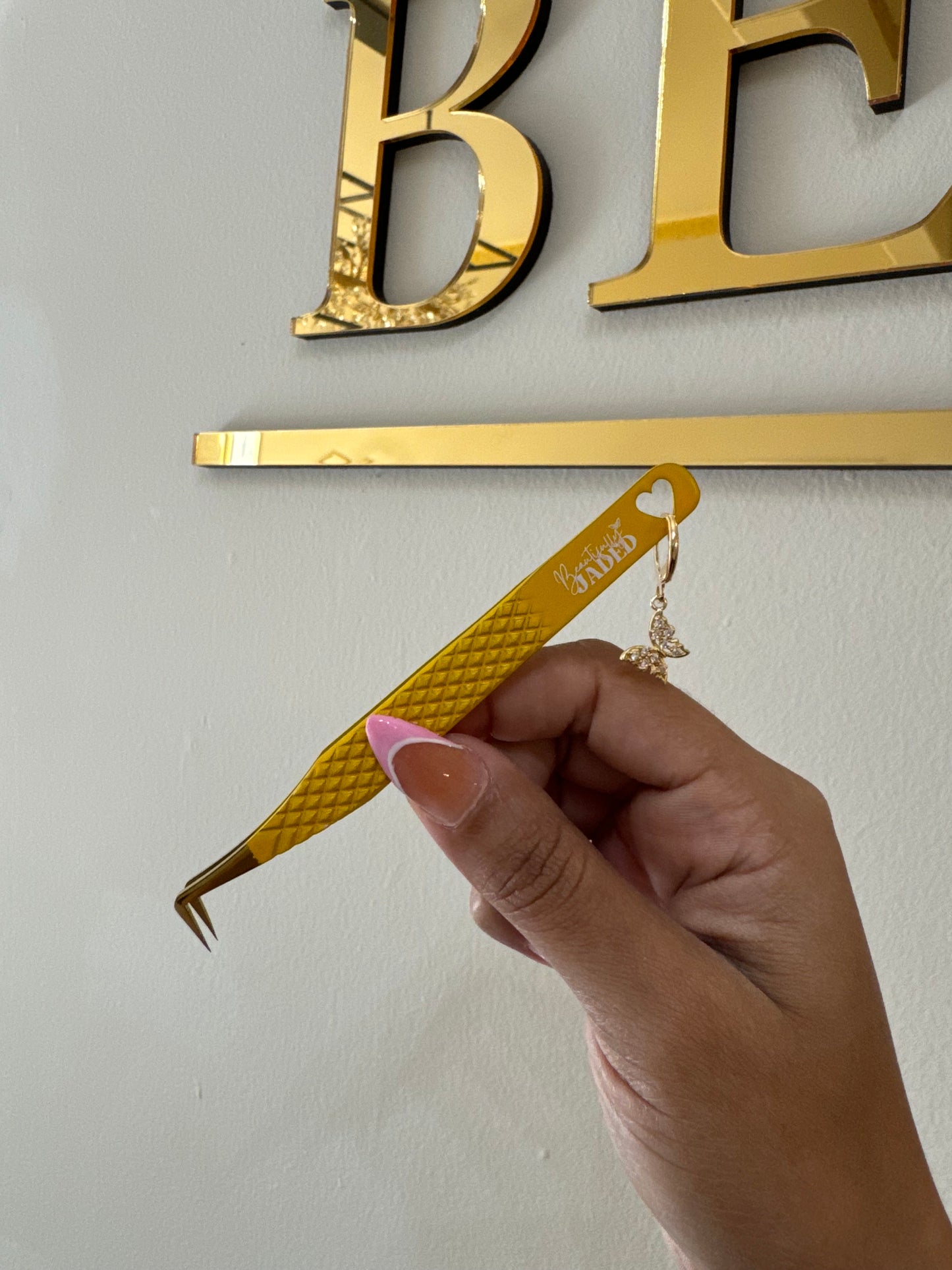 Fiber Tip Jaded Boot Tweezer
