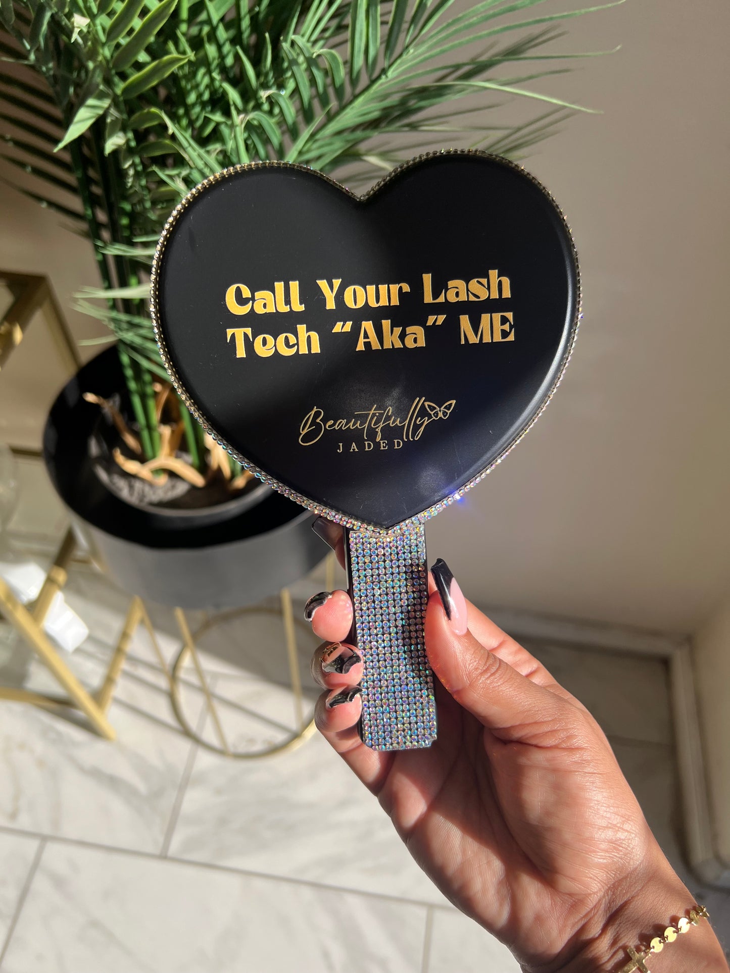“Call Your Lash Tech” Mirror