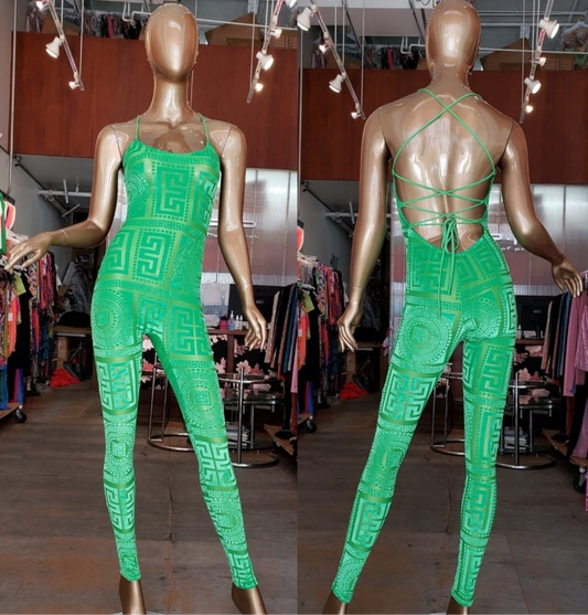 Kassie Green Jumpsuit💚