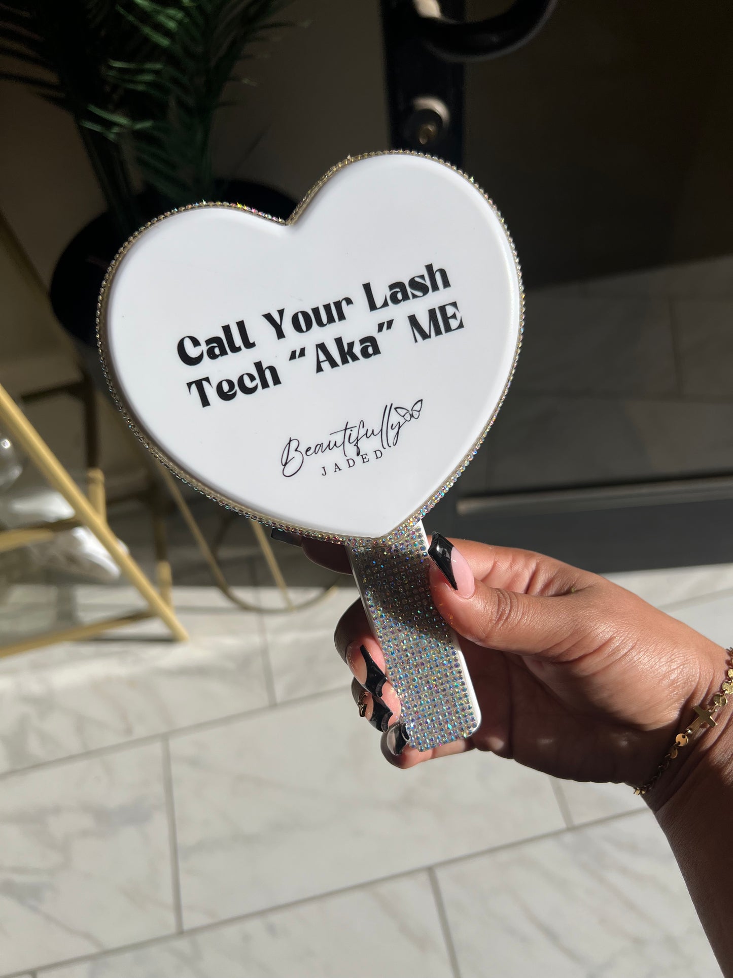 “Call Your Lash Tech” Mirror