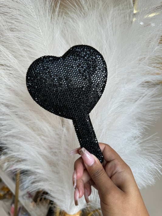 Bling Heart Mirrors