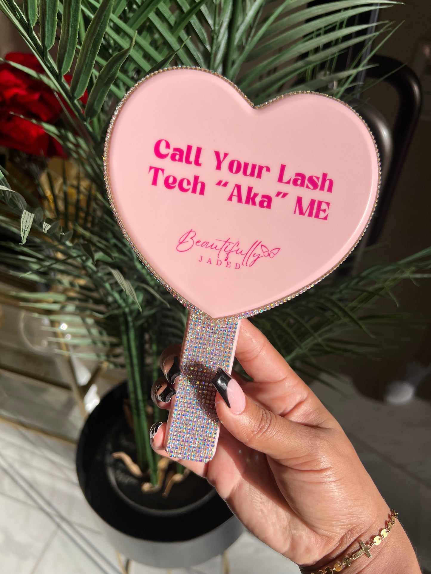 “Call Your Lash Tech” Mirror